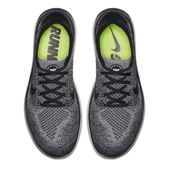 NEW Nike Free RN Flyknit 2018 Men's Running Shoes OREO 942838-101 - Picture 3 of 7